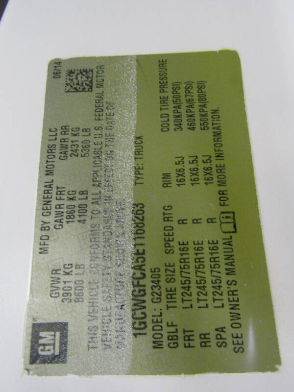 2014 Chevrolet Express