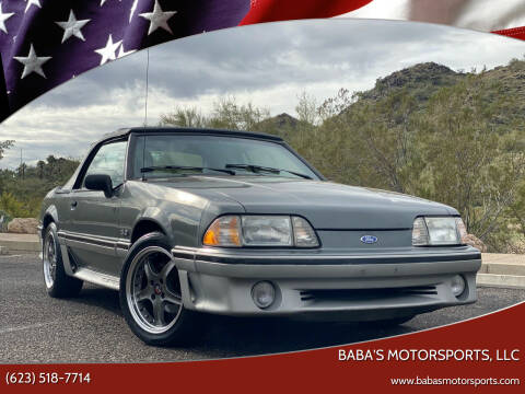1989 Ford Mustang for sale at Baba's Motorsports, LLC in Phoenix AZ