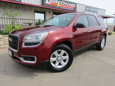 2015 GMC Acadia for sale at Lightning Motorsports in Grand Prairie TX