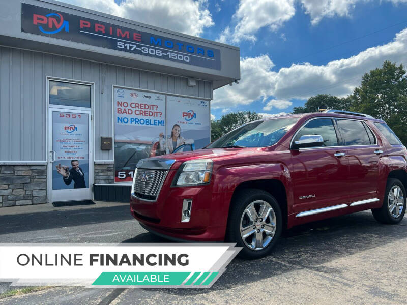 2013 GMC Terrain for sale at Prime Motors in Lansing MI