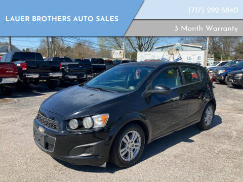 2012 Chevrolet Sonic for sale at LAUER BROTHERS AUTO SALES in Dover PA