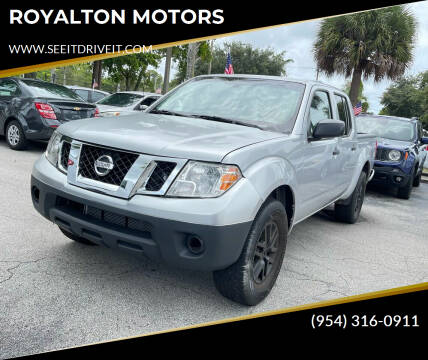 2019 Nissan Frontier for sale at ROYALTON MOTORS in Plantation FL