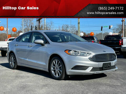 2017 Ford Fusion for sale at Hilltop Car Sales in Knoxville TN