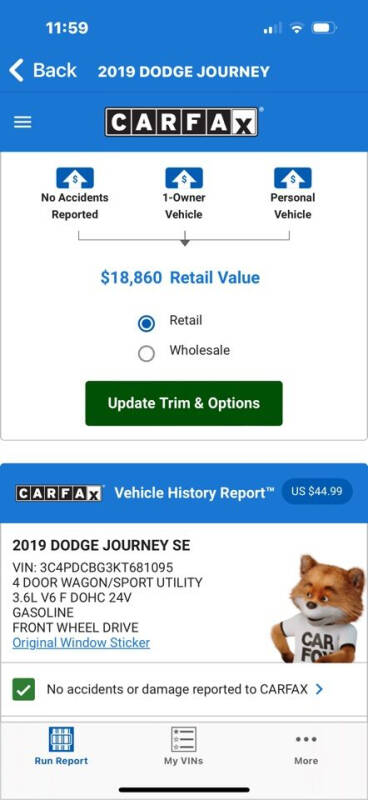 2019 Dodge Journey SE
