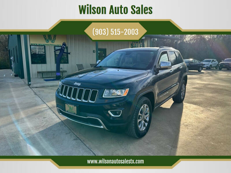 2016 Jeep Grand Cherokee for sale at Wilson Auto Sales in Chandler TX