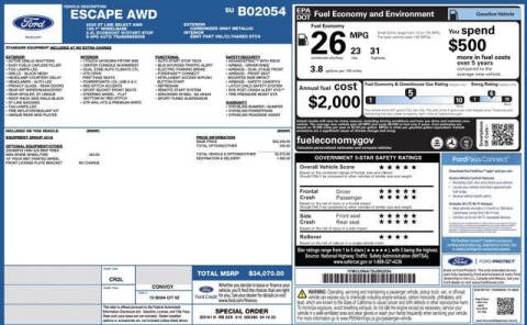2025 Ford Escape ST-Line Select