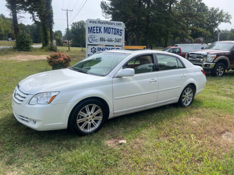 2007 Toyota Avalon for sale at MEEK MOTORS in Powhatan VA