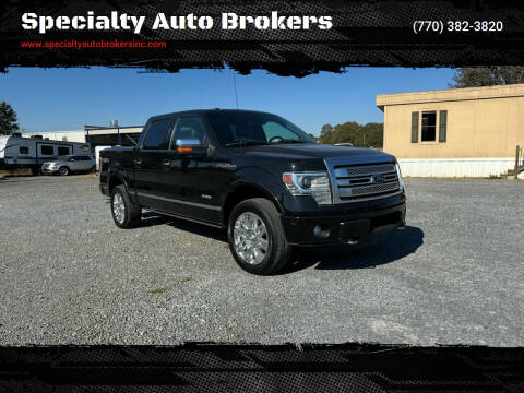 2013 Ford F-150 for sale at Specialty Auto Brokers in Cartersville GA