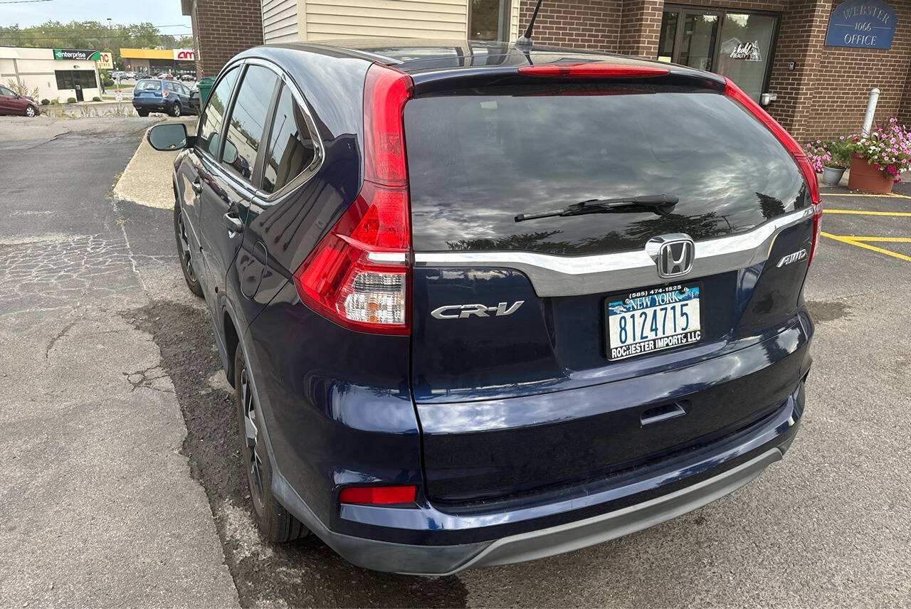 2016 Honda CR-V for sale at Rochester Imports LLC in Webster, NY