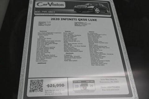 2020 Infiniti QX50 Luxe