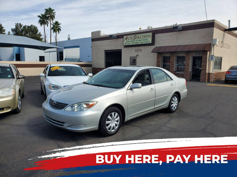 2003 Toyota Camry for sale at Auto Solutions in Mesa AZ