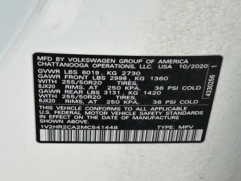 2021 Volkswagen Atlas