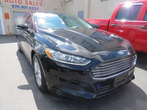 2016 Ford Fusion for sale at Small Town Auto Sales in Hazleton PA