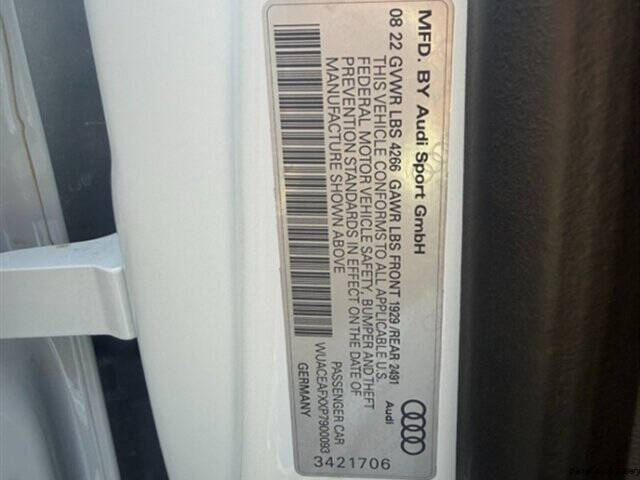 2023 Audi R8 5.2 V10 performance