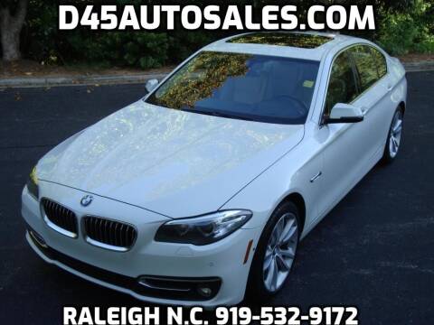 2016 BMW 5 Series for sale at D45 Auto Brokers in Raleigh NC