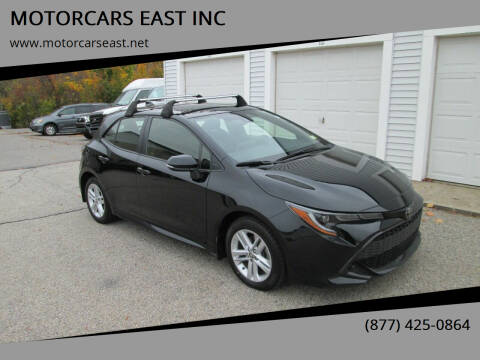 2020 Toyota Corolla Hatchback for sale at MOTORCARS EAST INC in Derry NH