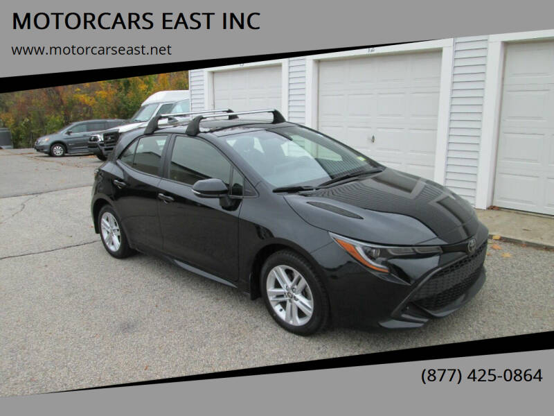 2020 Toyota Corolla Hatchback for sale at MOTORCARS EAST INC in Derry NH