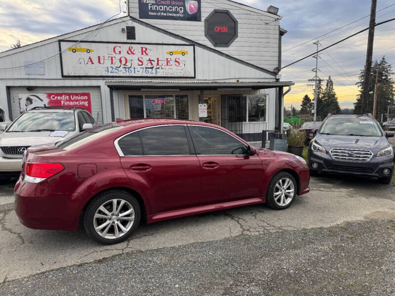 2013 Subaru Legacy for sale at G&R Auto Sales in Lynnwood WA