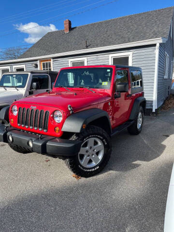 2010 Jeep Wrangler for sale at CROSSROADS AUTOMOTIVE in Scarborough ME