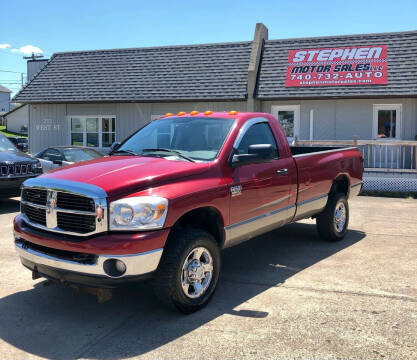 2009 Dodge Ram Pickup 2500 for sale at Stephen Motor Sales LLC in Caldwell OH