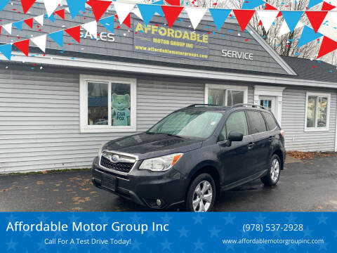 2016 Subaru Forester for sale at Affordable Motor Group Inc in Leominster MA