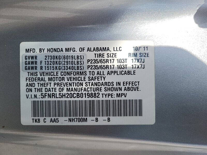 2012 Honda Odyssey LX
