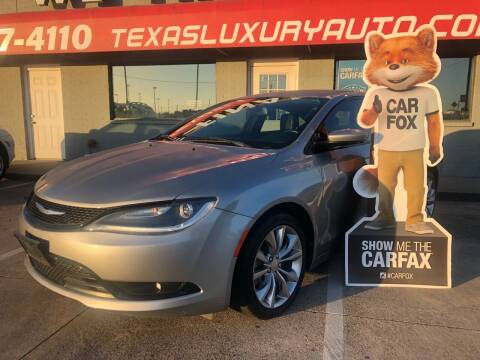 2015 Chrysler 200 for sale at Texas Luxury Auto in Cedar Hill TX