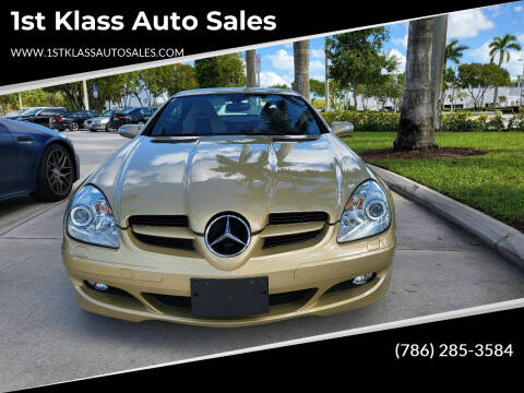 2005 Mercedes-Benz SLK for sale at 1st Klass Auto Sales in Hollywood FL