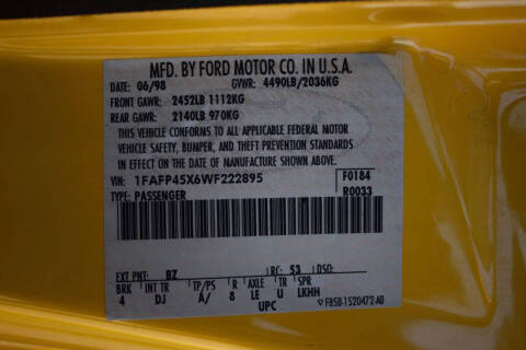 1998 Ford Mustang GT