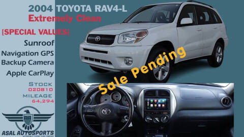 2004 Toyota RAV4 for sale at ASAL AUTOSPORTS in Corona CA