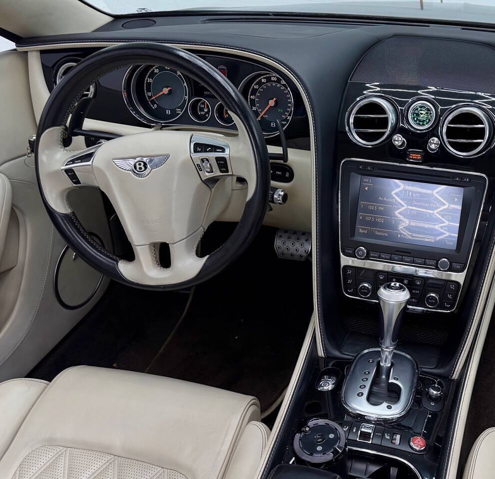 2012 Bentley Continental GT AWD 2dr Convertible - Beluga Solid exterior view 12