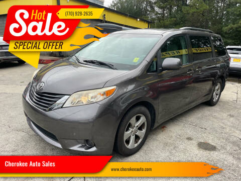 2012 Toyota Sienna for sale at Cherokee Auto Sales in Acworth GA