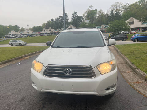 2008 Toyota Highlander for sale at BRAVA AUTO BROKERS LLC in Clarkston GA