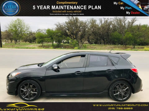 2013 Mazda MAZDASPEED3 for sale at LUXURY UNLIMITED AUTO SALES in San Antonio TX