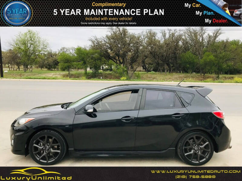 2013 Mazda MAZDASPEED3 for sale at LUXURY UNLIMITED AUTO SALES in San Antonio TX