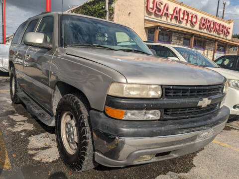 2001 Chevrolet Tahoe for sale at USA Auto Brokers in Houston TX