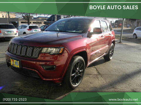 2019 Jeep Grand Cherokee for sale at Boyle Auto Sales in Appleton WI