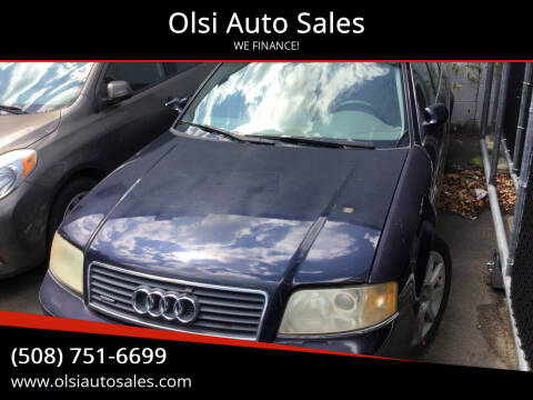 2004 Audi A6 for sale at Olsi Auto Sales in Worcester MA