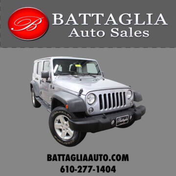 2017 Jeep Wrangler Unlimited for sale at Battaglia Auto Sales in Plymouth Meeting PA