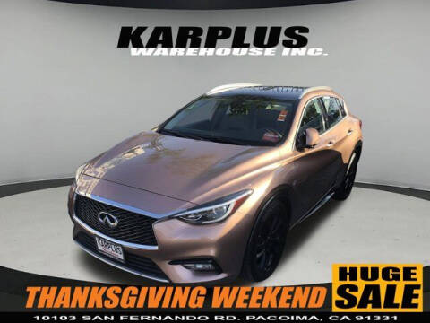 2018 Infiniti QX30 for sale at Karplus Warehouse in Pacoima CA