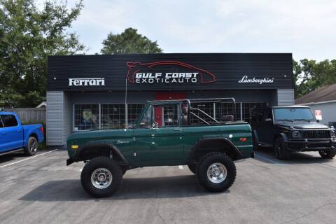1976 Ford Bronco for sale at Gulf Coast Exotic Auto in Gulfport MS