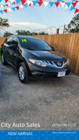 2014 Nissan Murano for sale at City Auto Sales in Brazoria TX