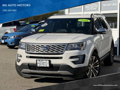 2016 Ford Explorer Platinum