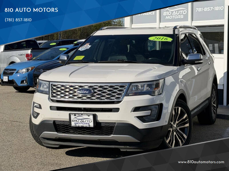 2016 Ford Explorer Platinum