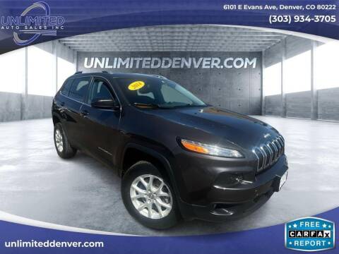 2014 Jeep Cherokee for sale at Unlimited Auto Sales in Denver CO