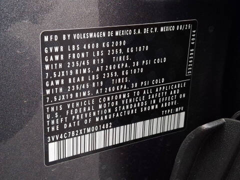 2026 Volkswagen Taos SEL 4Motion