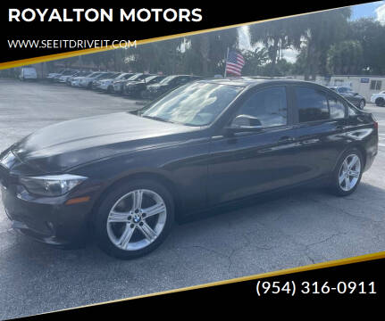 2015 BMW 3 Series for sale at ROYALTON MOTORS in Plantation FL