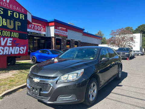 2015 Chevrolet Malibu for sale at HW Auto Wholesale in Norfolk VA