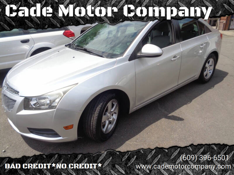 2013 Chevrolet Cruze for sale at Cade Motor Company in Lawrence Township NJ