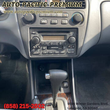 2002 Honda Accord Value Package